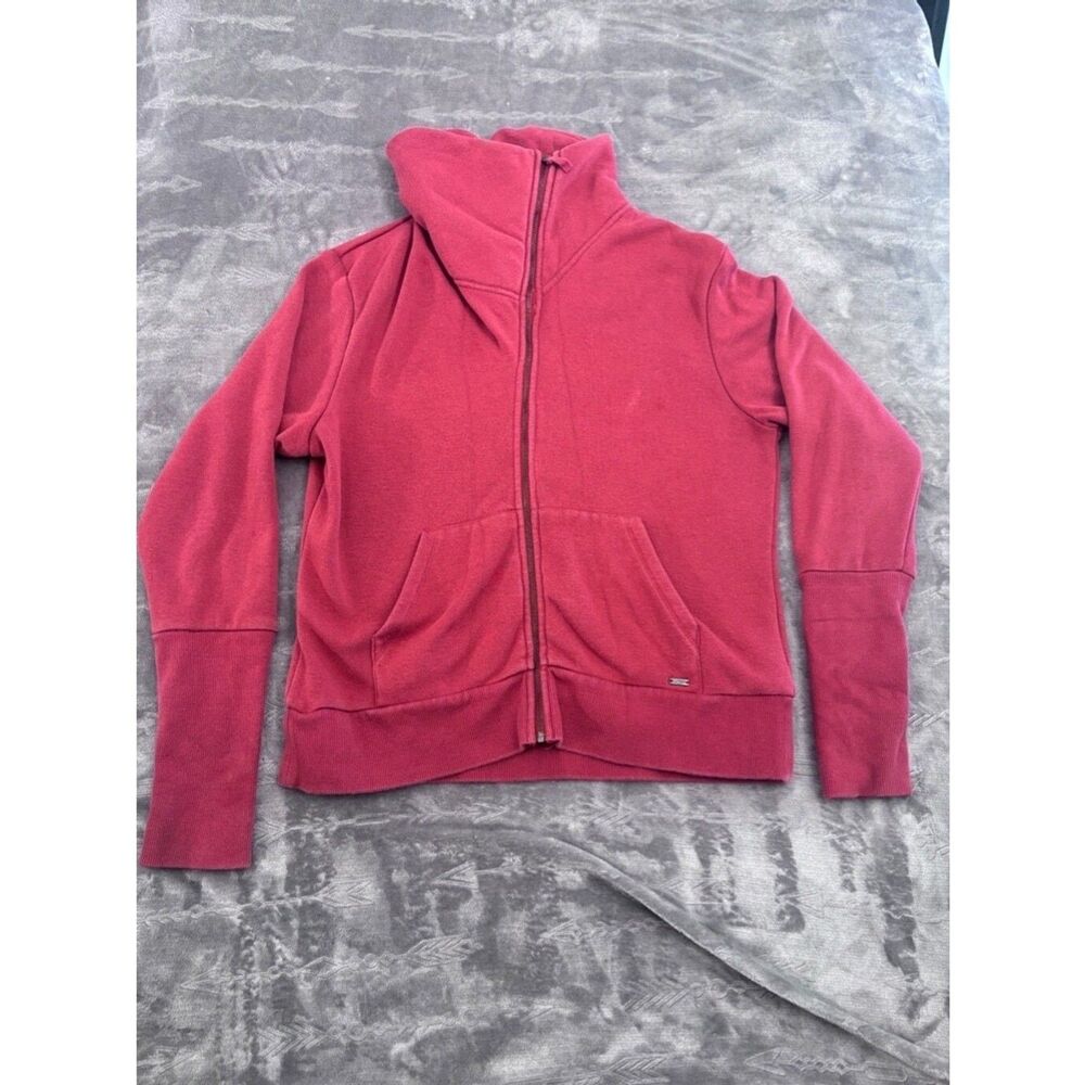 UGG Women's M Red Hoodie - "Full Zip" Cozy Comfort Zip-Up Hoodie Red M